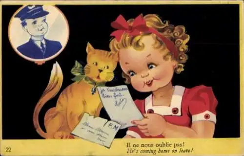 Künstler Ak Il ne nous oublie pas