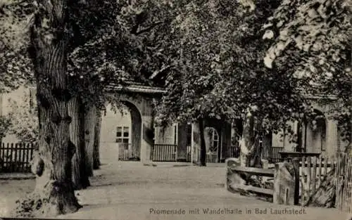 Ak Bad Lauchstädt Lauchstedt Saalekreis, Promenade, Wandelhandel