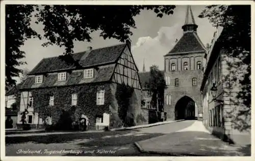 Ak Stralsund in Vorpommern, Jugendherberge, Kütertor