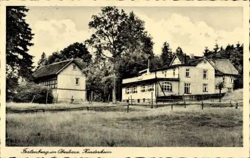 Ak Festenburg Altenau Schulenberg Clausthal Zellerfeld im Oberharz, Kinderheim