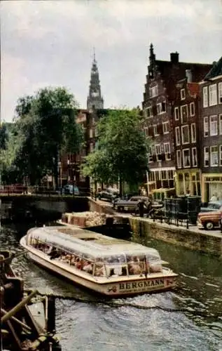 AK Amsterdam Nordholland Niederlande, Bergmann Rondvaart Damrakbrug