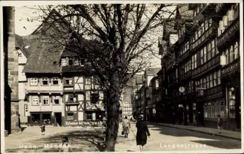 Foto Ak Hann. Münden in Niedersachsen, Langestraße