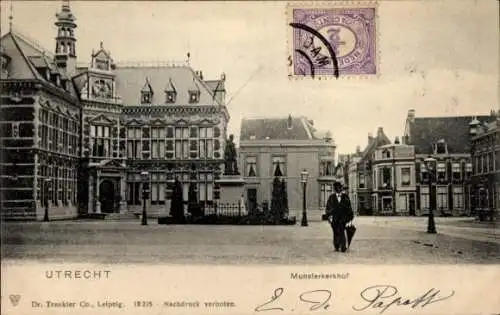 Ak Utrecht Niederlande, Munsterkerkhof