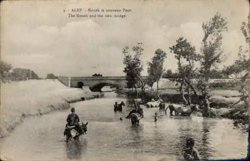 Ak Aleppo Syrien, Kouek, Brücke