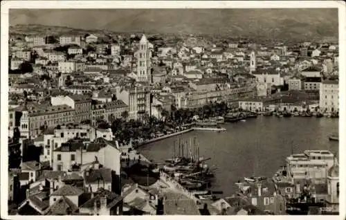 Ak Split Spalato Kroatien, Gesamtansicht