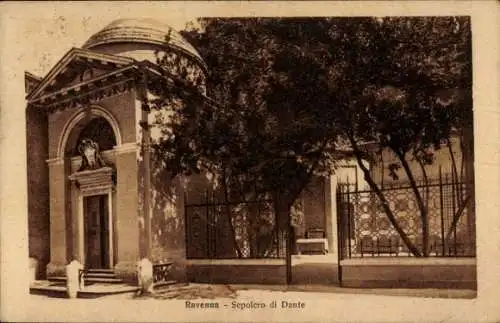 Ak Ravenna Emilia Romagna, Sepolcro di Dante