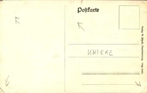 Ak Oswald Kahnt, Flugzeug
