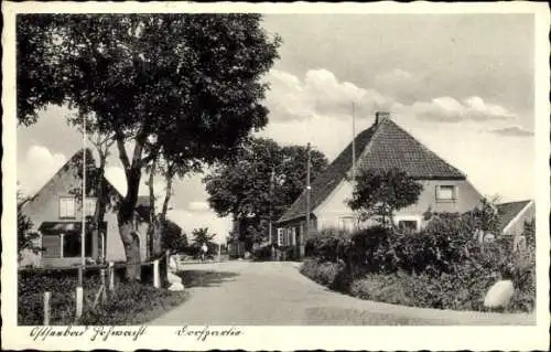 Ak Hohwacht an der Ostsee, Dorfpartie