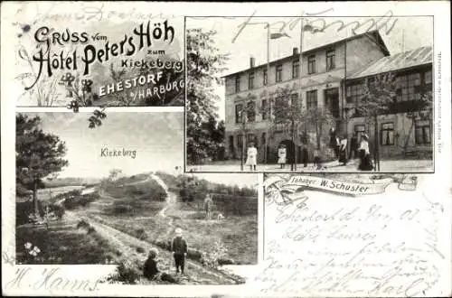 Ak Ehestorf Rosengarten Niedersachsen, Hotel Petershöh zum Kiekeberg