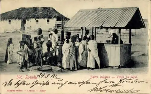 Ak Luanda Loanda Angola, Bairro Indigena, Venda da Agua