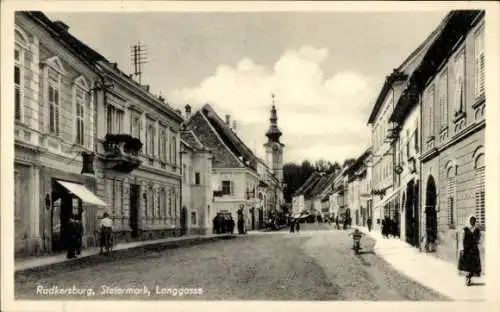Ak Radkersburg Steiermark, Langgasse