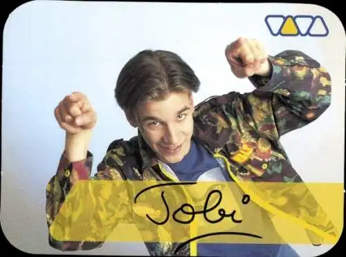 Ak Schauspieler Tobias Schlegl, Portrait, Autogramm, VIVA