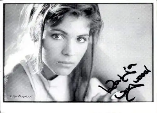 Ak Schauspielerin Katja Woywood, Portrait, Autogramm