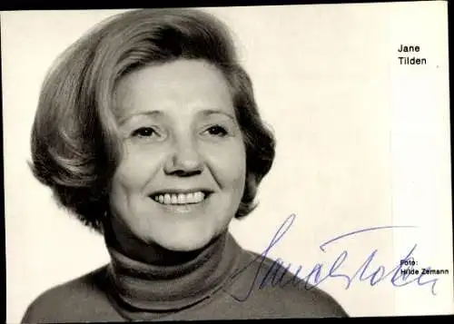 Ak Schauspielerin Jane Tilden,  Portrait, Autogramm