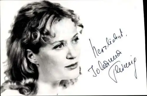 Ak Schauspielerin Johanna Thimig, Portrait, Autogramm
