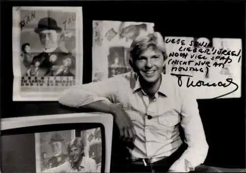 Ak Schauspieler Thomas Naumann, Portrait, Autogramm, Poster Pan Tau