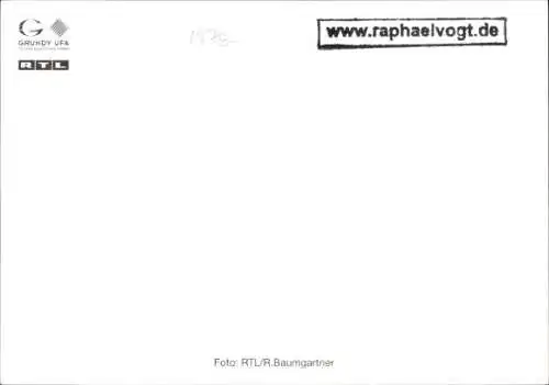 Ak Schauspieler Raphael Vogt, Portrait, Autogramm, TV Serie Gute Zeiten, Schlechte Zeiten