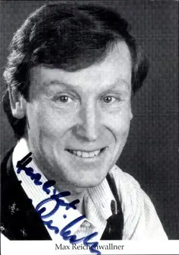 Ak Schauspieler Max Reichenwaller, Portrait, Autogramm