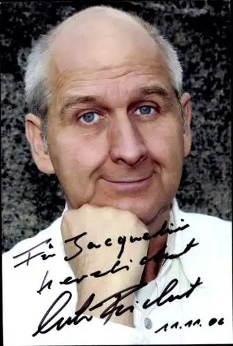 Ak Schauspieler Lutz Reichert, Portrait, Autogramm