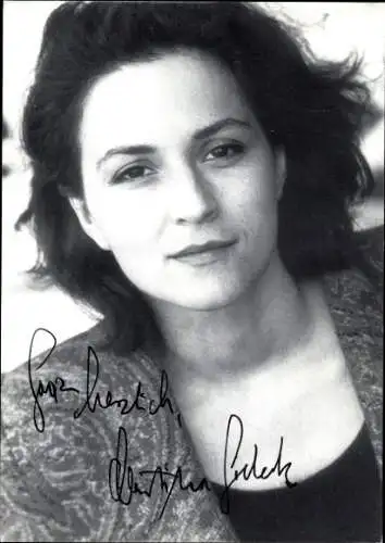 Ak Schauspielerin Martina Gedeck, Portrait, Autogramm