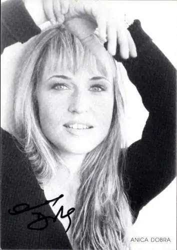 Ak Schauspielerin Anica Dobra, Porträt, Autogramm
