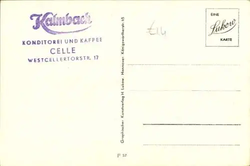 Ak Celle in Niedersachsen, Markt, Straßenbahn