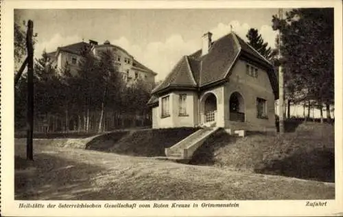 Ak Grimmenstein Niederösterreich, Heilstätte der österreichischen Gesellschaft vom Roten Kreuz