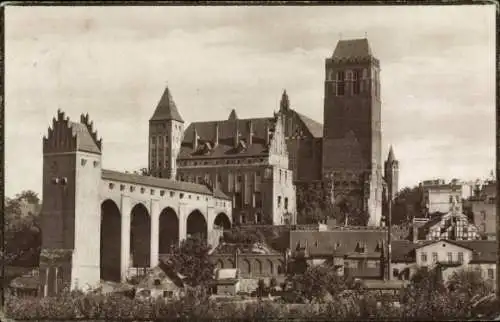 Ak Kwidzyn Marienwerder Westpreußen, Dansker, Schloss, Dom