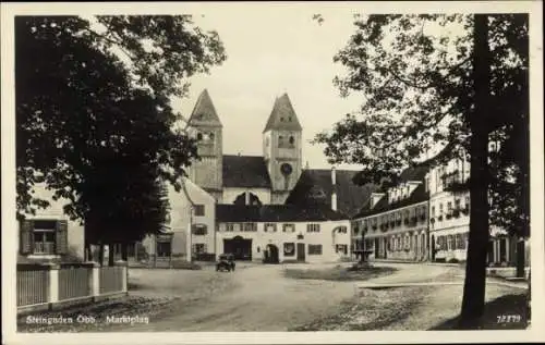 Ak Steingaden in Oberbayern, Marktplatz