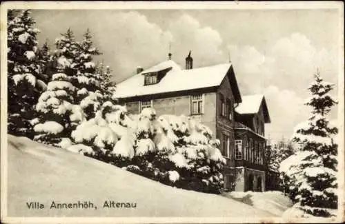 Ak Altenau Clausthal Zellerfeld im Oberharz, Pension Villa Annenhöh