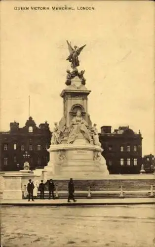 AK London City England, Queen Victoria Memorial