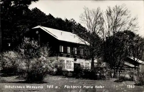 Ak Pernitz Niederösterreich, Schutzhaus Waxeneck