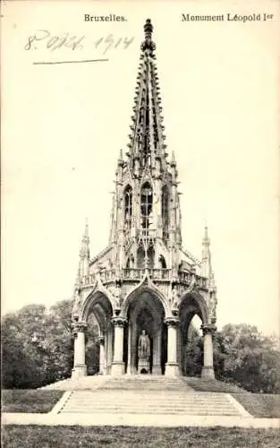 Ak Brüssel Brüssel, Denkmal Leopold I