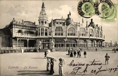 Ak Ostende Ostende Westflandern, Le Kursaal