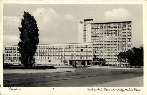 Ak Hannover in Niedersachsen, Continental-Haus, Königswerther Platz