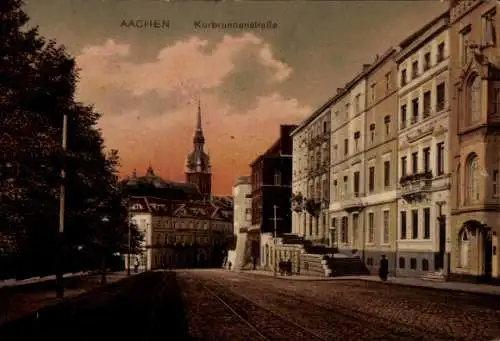 Ak Aachen, Kurbrunnenstraße