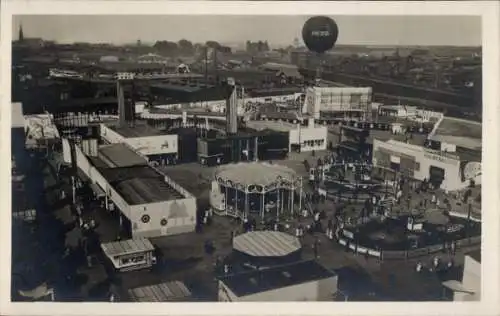 Ak Köln, Internationale Presseausstellung Pressa 1928, Ausstellungsgelände, Ballon