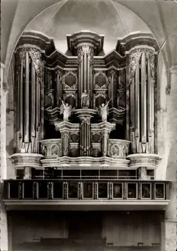 Ak Hamburg Mitte Altstadt, Hauptkirche St. Jakobi, Orgel