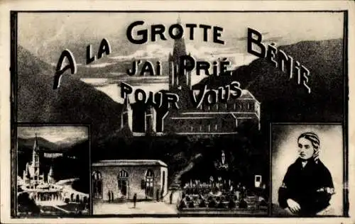 Ak Lourdes Hautes Pyrénées, Kirche, Portrait, Kapelle