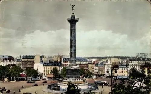 Ak Paris IV, Place de la Bastille