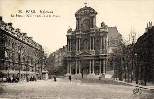 Ak Paris IV, St-Gervais