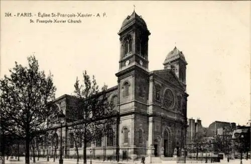 Ak Paris VII, Kirche Saint-François-Xavier