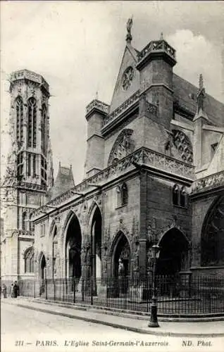 Ak Paris I Louvre, Saint Germain l'Auxerrois, Kirche