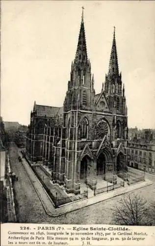 Ak Paris VII, Kirche Saint-Clotilde