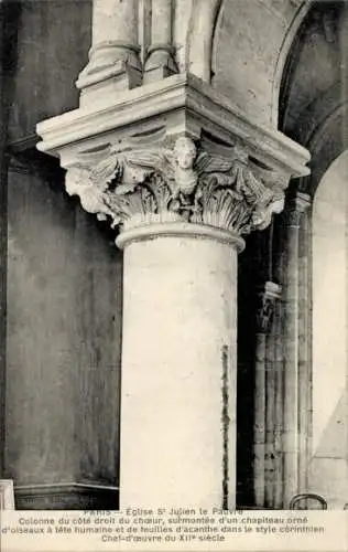 Ak Paris V, Saint-Julien-le-Pauvre, Kolumne
