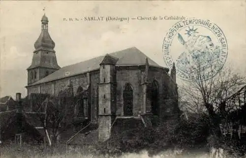 Ak Sarlat la Canéda Dordogne, Chevet de la Cathedrale