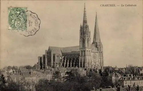 Ak Chartres Eure et Loir, Kathedrale