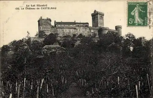 Ak Castelnau Aveyron, Burg