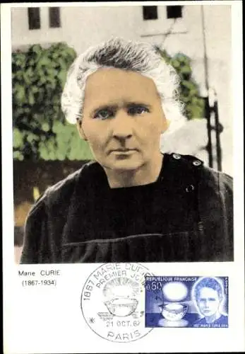 Maximum Ak Physikerin Marie Curie, Portrait, Nobelpreisträgerin