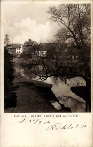 Ak Kassel in Hessen, Kleine Fulda, Altstadt